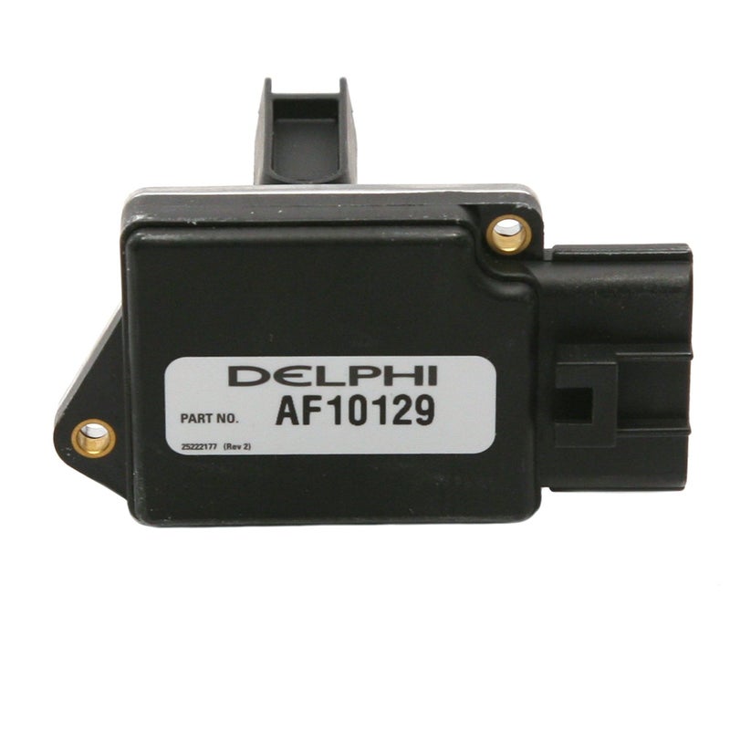Delphi AF10129 Mass Air Flow Sensor, Black, Standard - Image 1